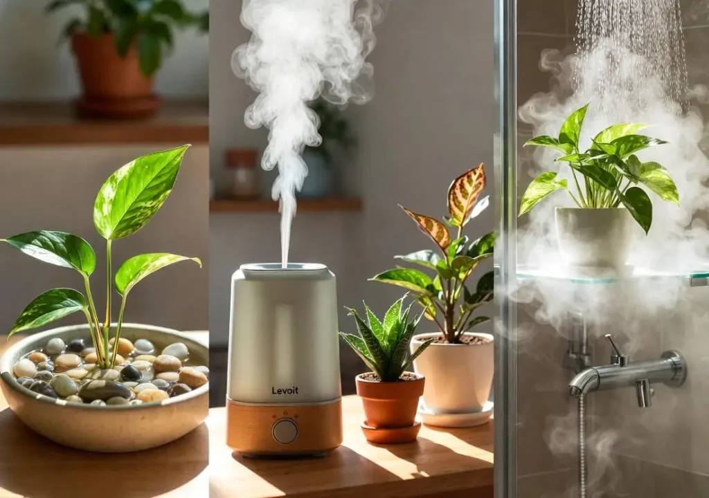 Best humidity solutions for pothos 2025 – pebble tray vs humidifier comparison