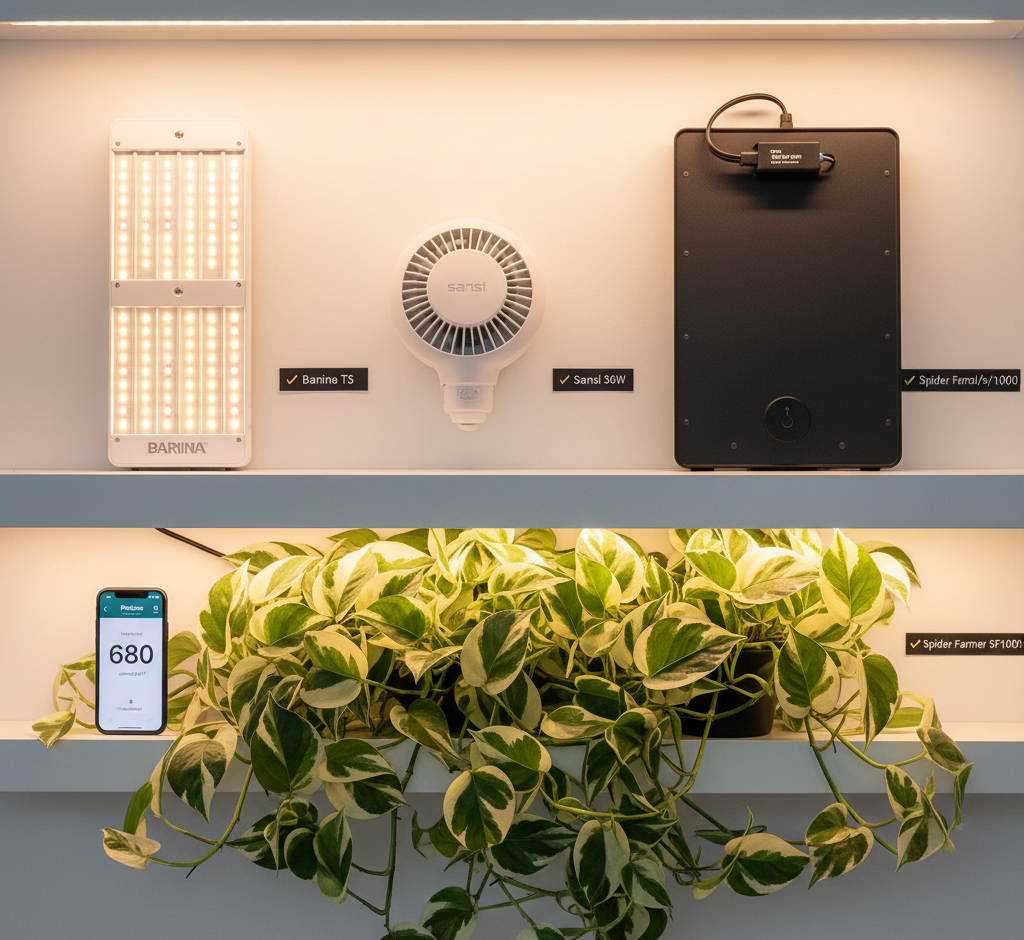 Best grow lights for fixing reverted Manjula pothos variegation