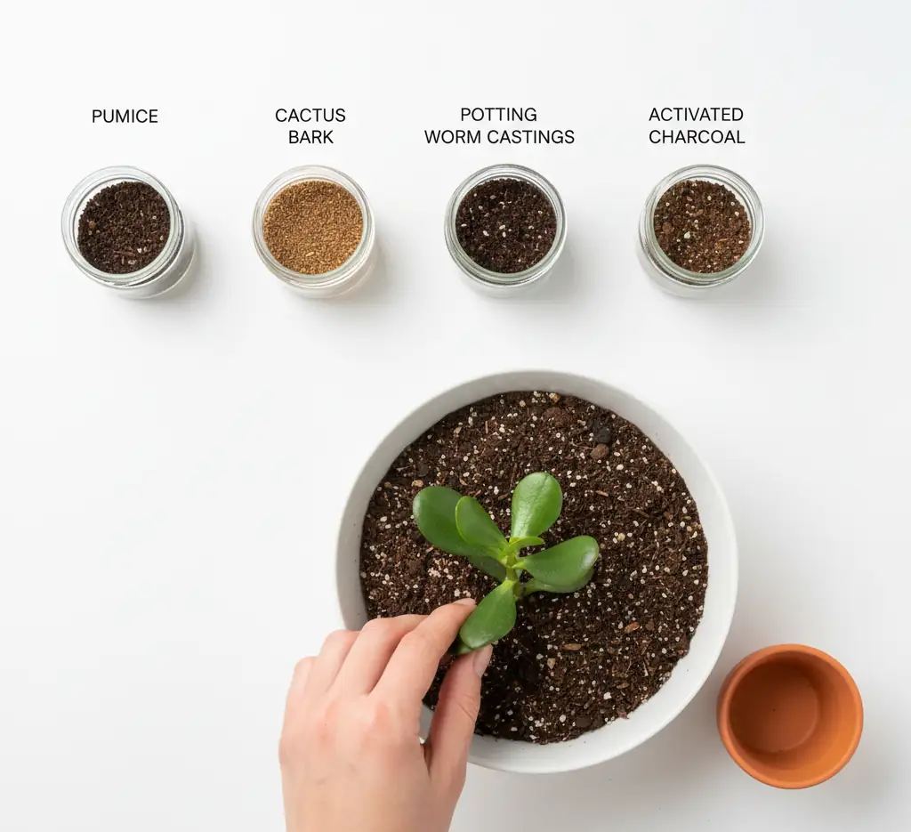 Best soil mix recipe for bushy jade plant growth 2026